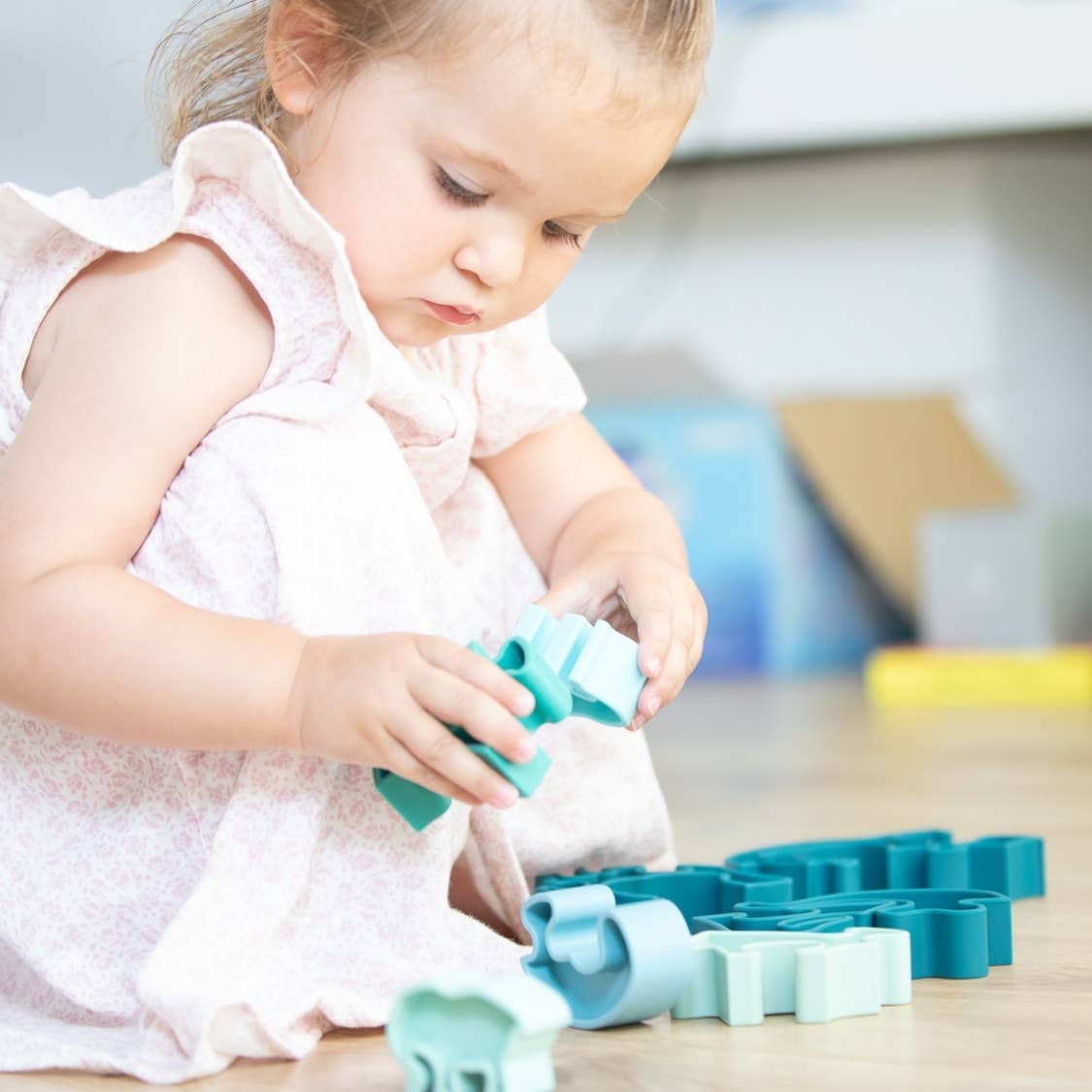 PETIKIDS – Engroshandel Puslespil - Børn – Montessori pædagogisk legetøj - 3D puslespil: Morelefant med hendes små3