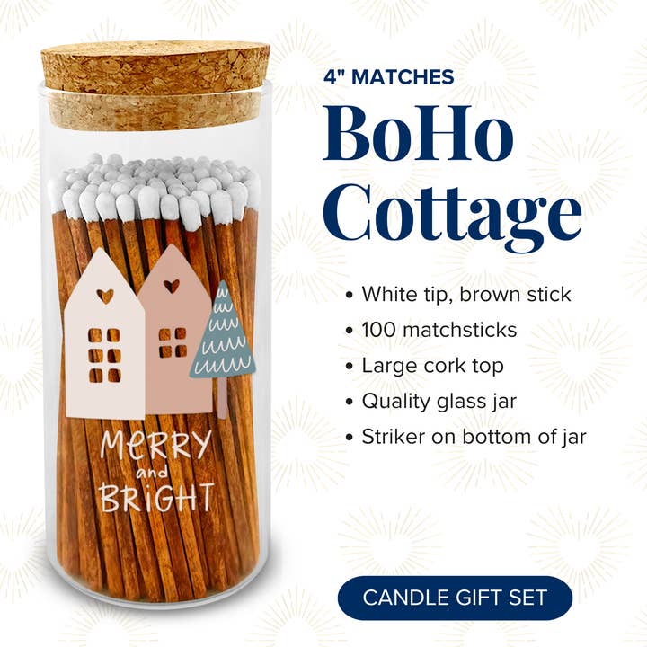 Thankful Greetings - Wholesale Matches - BoHo Cottage Decorative Matches - Gifts & Stockings3