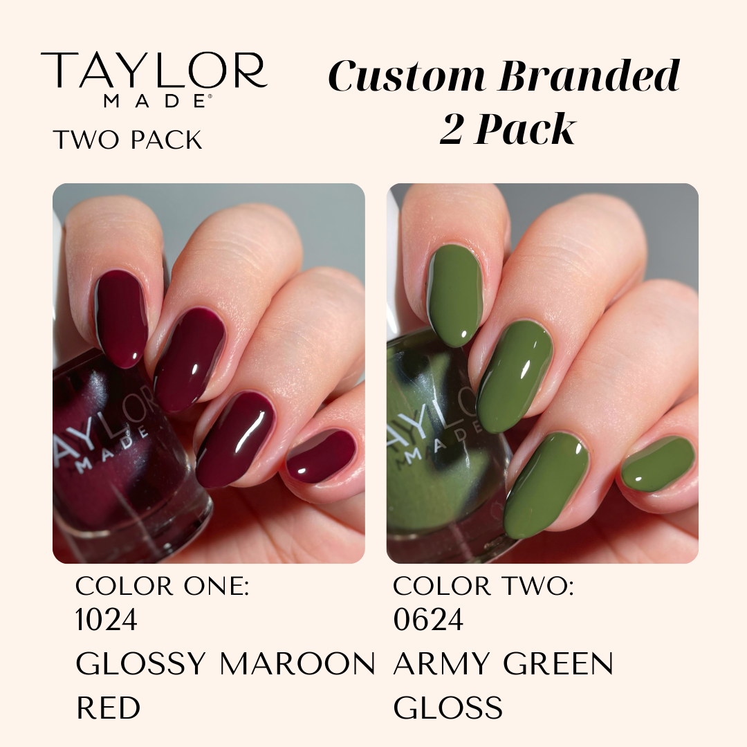 Taylor Made Polish – wholesale Nail polish – Custom Nail Polish: 2 Pack Long-wearing + Vegan + Non-toxic147