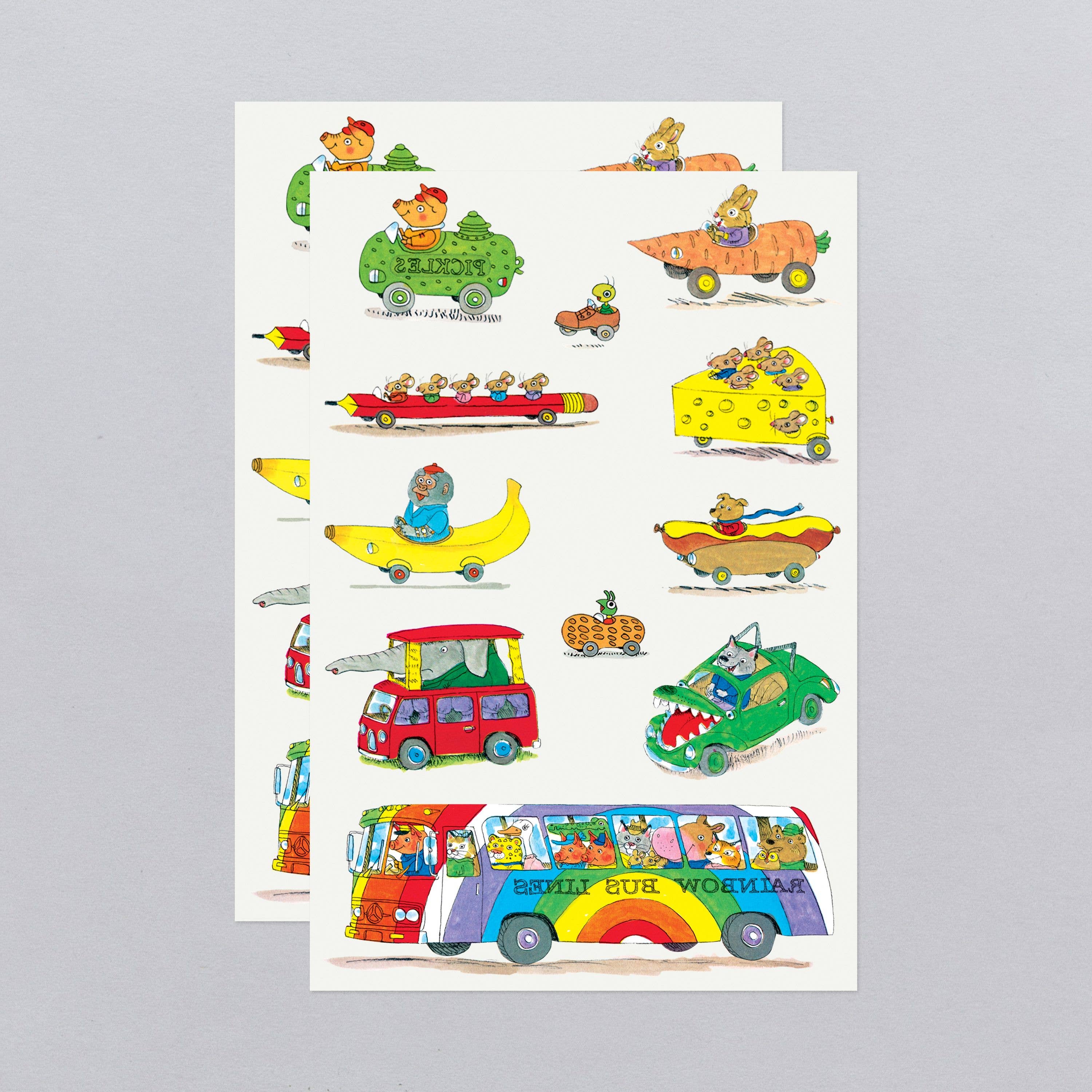 Tattly - Wholesale Temporary Tattoo - Kids - Things That Go RS Tattoo Sheet3