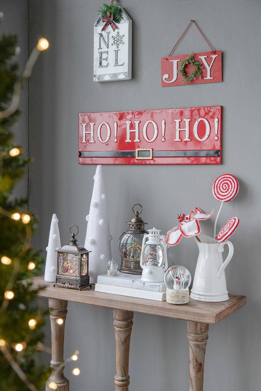 A&B Home Group Inc. – Ornamento por atacado – Globo de Água de Resina com Vidro D1.8x3"H c/ Ornamento de Árvore Base de Bétula4