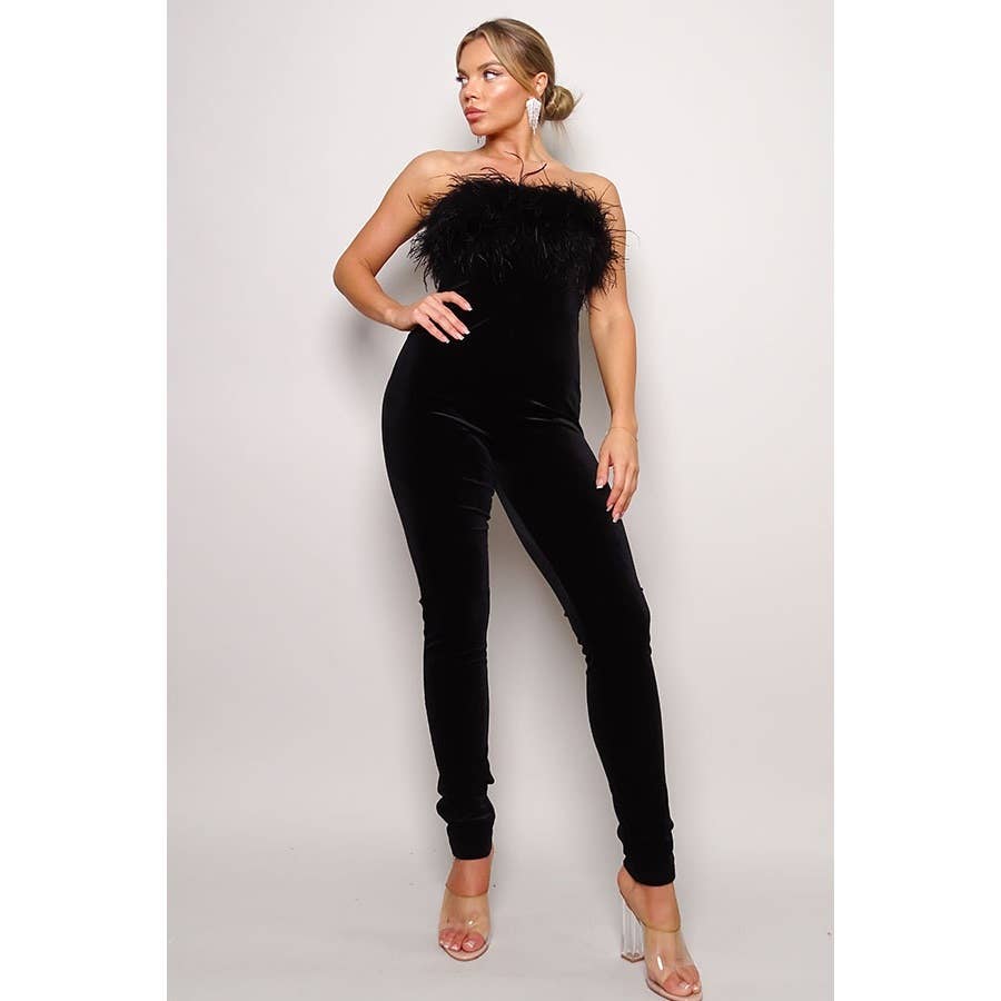 CEFIAN FASHION - Wholesale Jumpsuit - Women's - FEATHER AWAY JUMPSUIT2