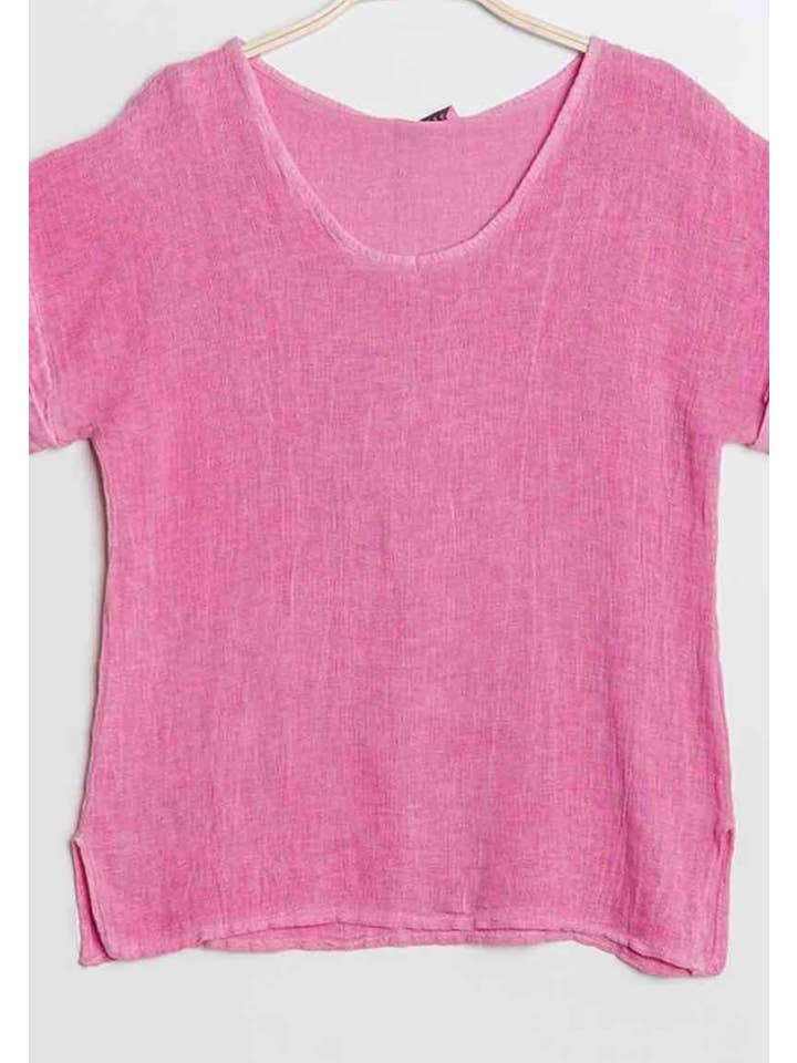 LINEN & COTTON HOUSE - Wholesale Blouse - Women's - COTTON LINEN SHIRT. 367