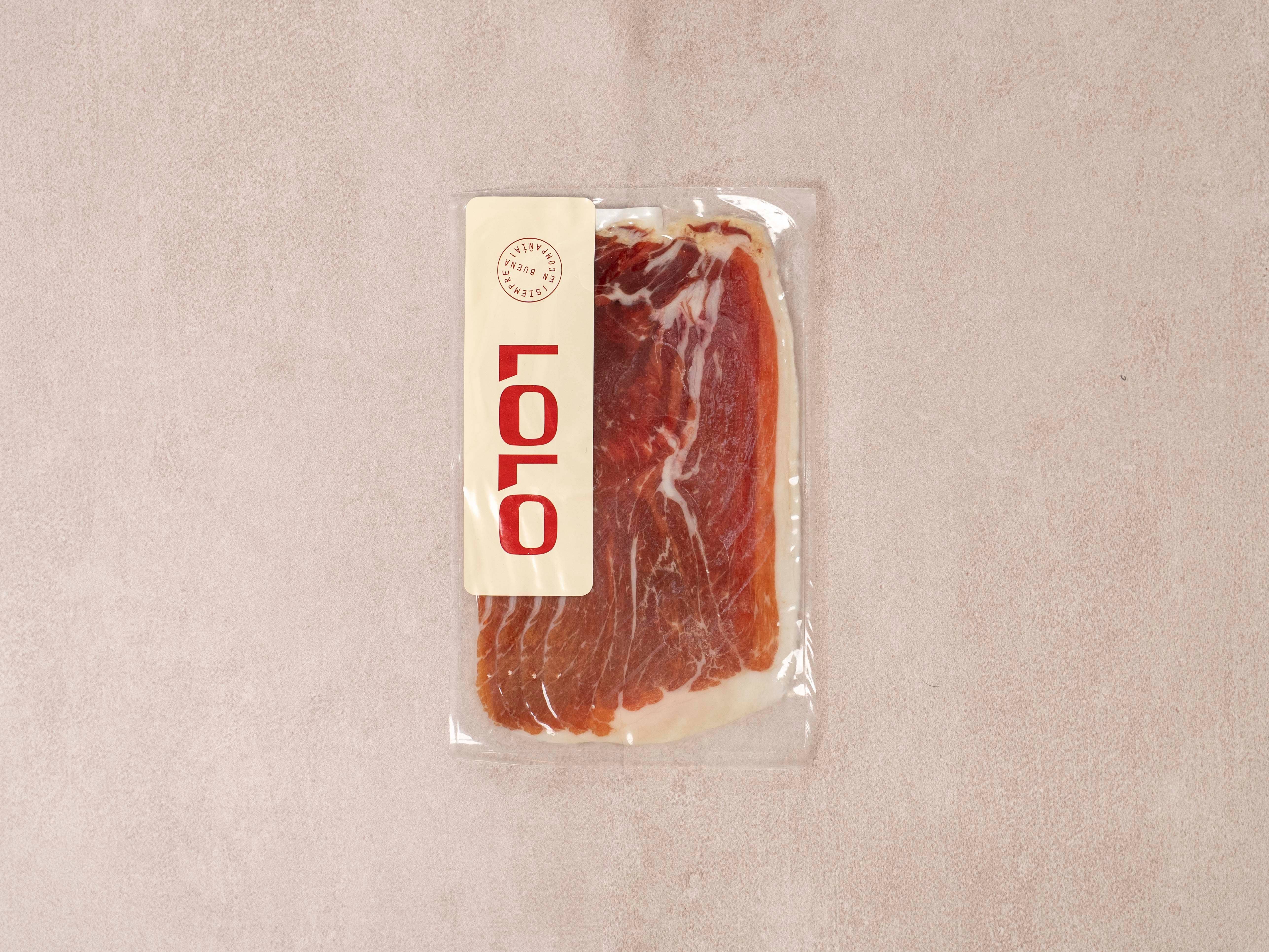 LOLO - Wholesale Ham - Serrano Ham Gran Reserva - Duroc Cross - Sliced - 100g0