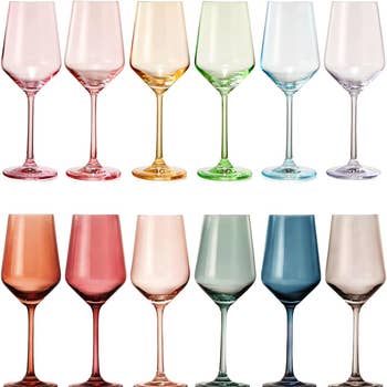 Godinger Wine Glasses Goblets Shatterproof and Reusable Acrylic - Dublin Collection Set of 4