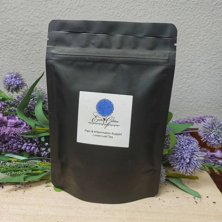 Thé biologique pour soulager la douleur et l'inflammation pour la vente par Earth Goddess Apothecary