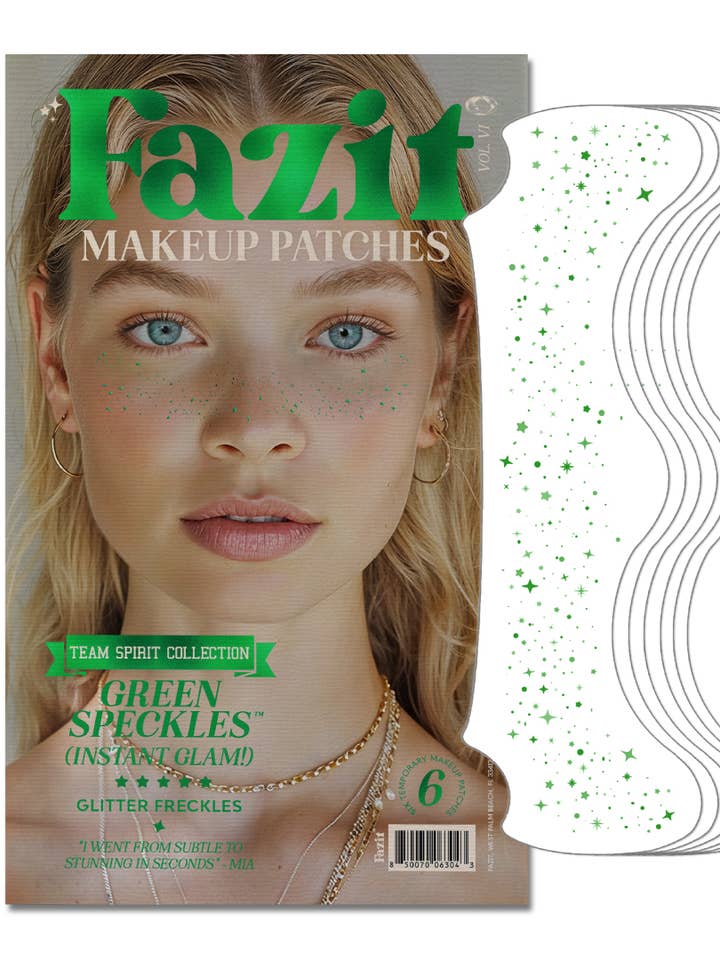 Grøn Ånd Prikker Makeup Patches - Team Spirit Kollektion for engroshandel hos Fazit
