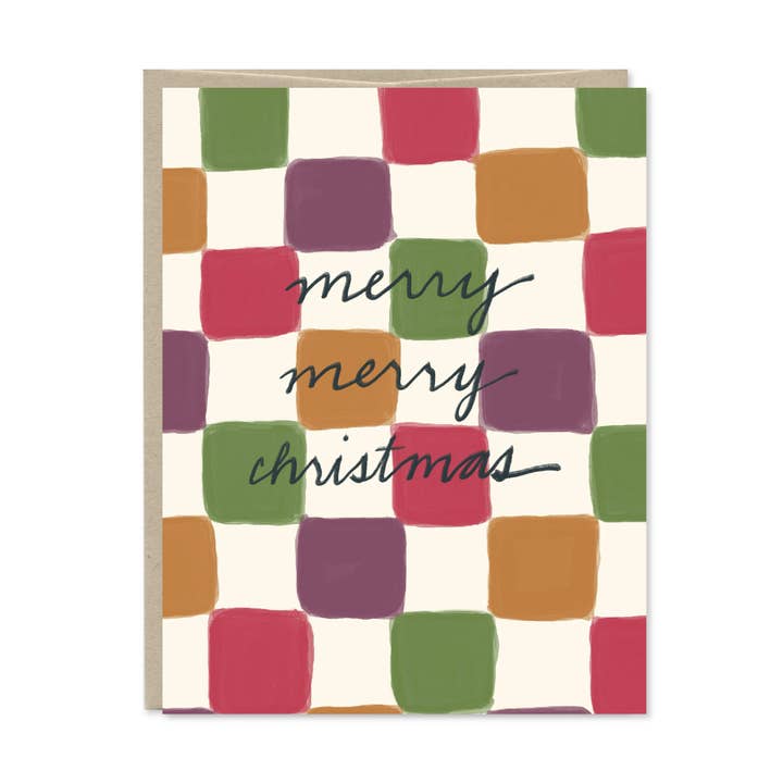 God Jul Schackrutigt Julkort för wholesale av Row House 14