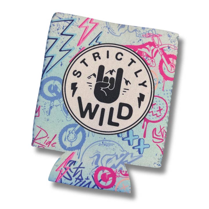 Cotton Candy Moto Koozie for wholesale by Strictly Wild
