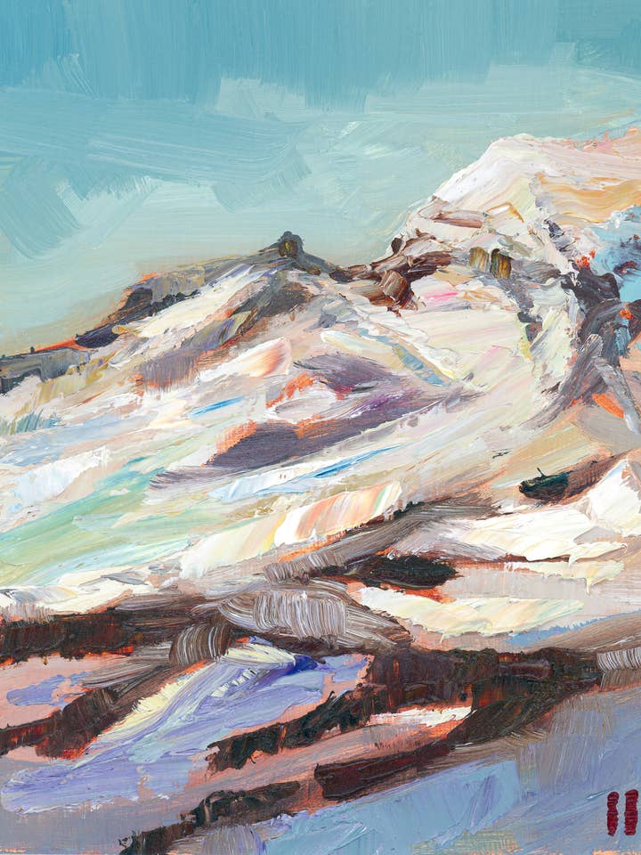 South Sister Summit - Cotton Rag Giclee Print for wholesale by Raina Verhey Fine Art