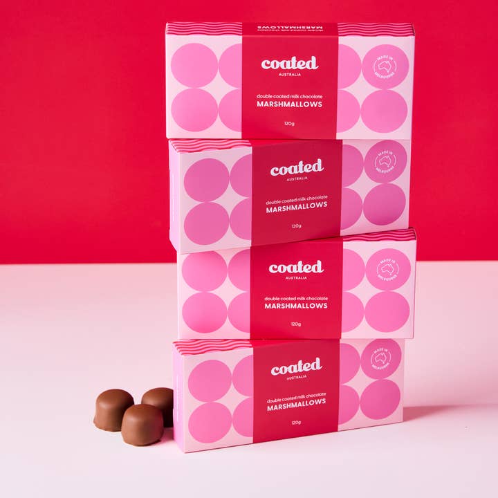 Coated Australia - Wholesale Chocolate-covered sweets - Milk Chocolate Marshmallows2