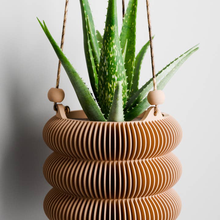 Hanging Triple Bubbles Planter for wholesale by Modernized Pottery
