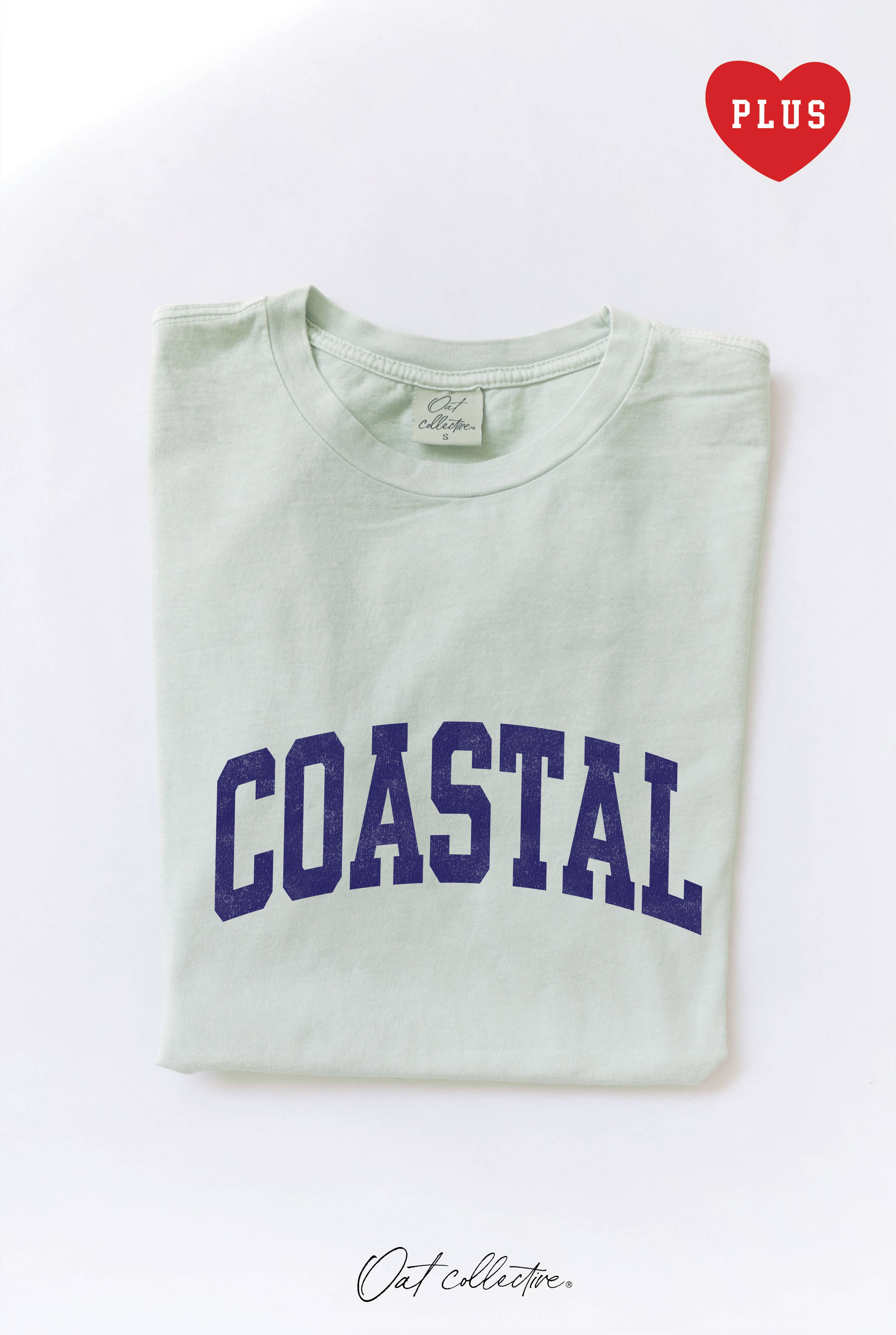 OAT COLLECTIVE - Wholesale Screen printed t-shirt – Women′s - COASTAL Plus Mineral Graphic Top4