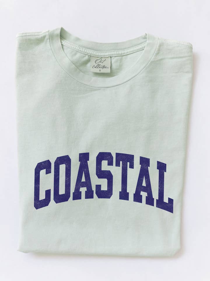 OAT COLLECTIVE - Wholesale Screen printed t-shirt – Women′s - COASTAL Plus Mineral Graphic Top4
