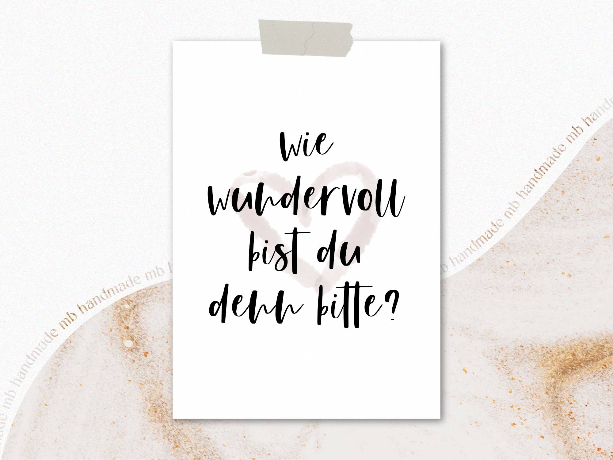 mb handmade - Wholesale Love Card - How wonderful are you please?1