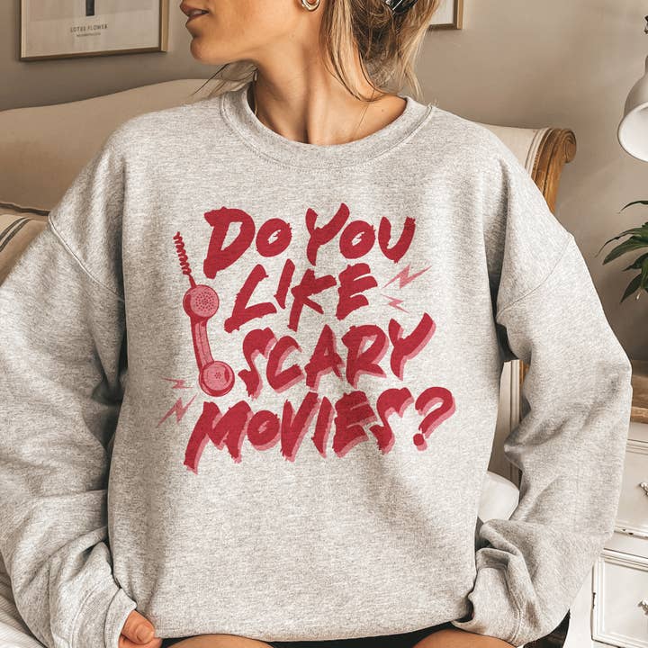 Scary Movies Sweatshirt for wholesale by femfetti