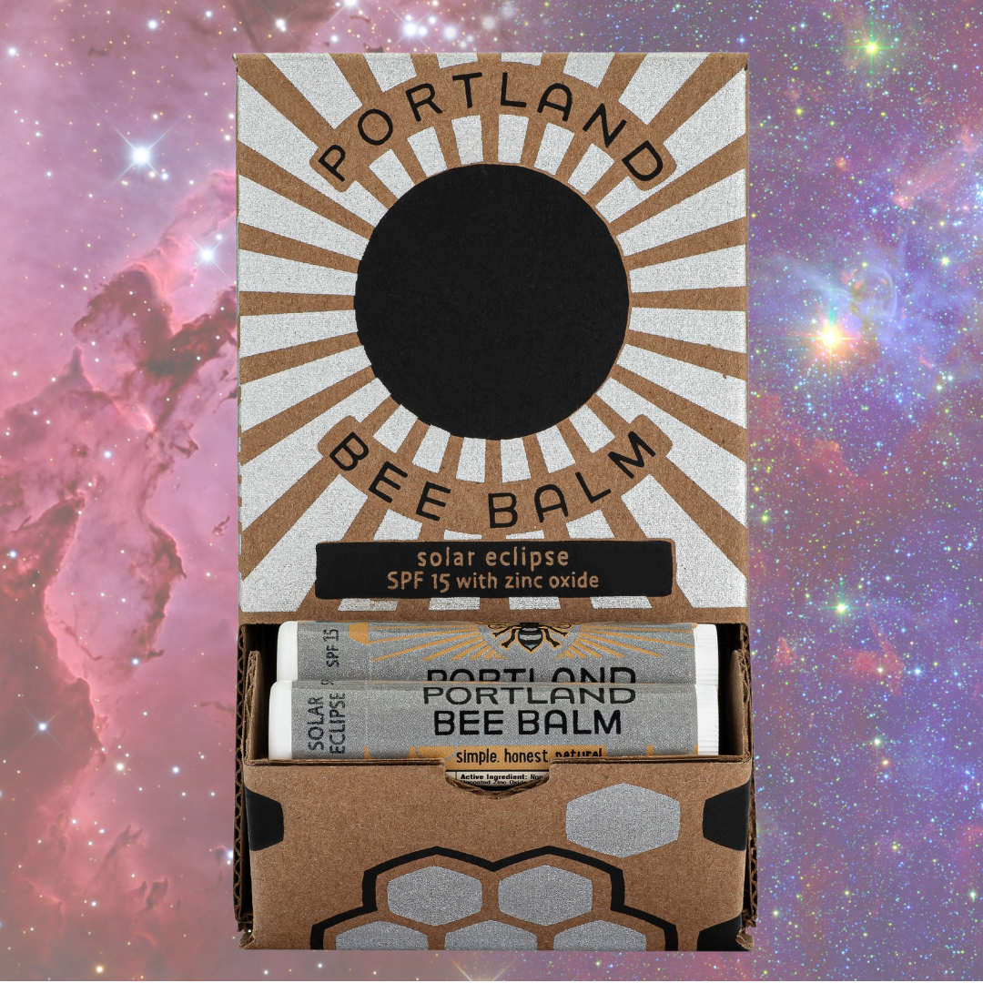 Portland Bee Balm - Wholesale Lip Balm - Solar Eclipse SPF 15 Beeswax Lip Balm Display – 24-Count2