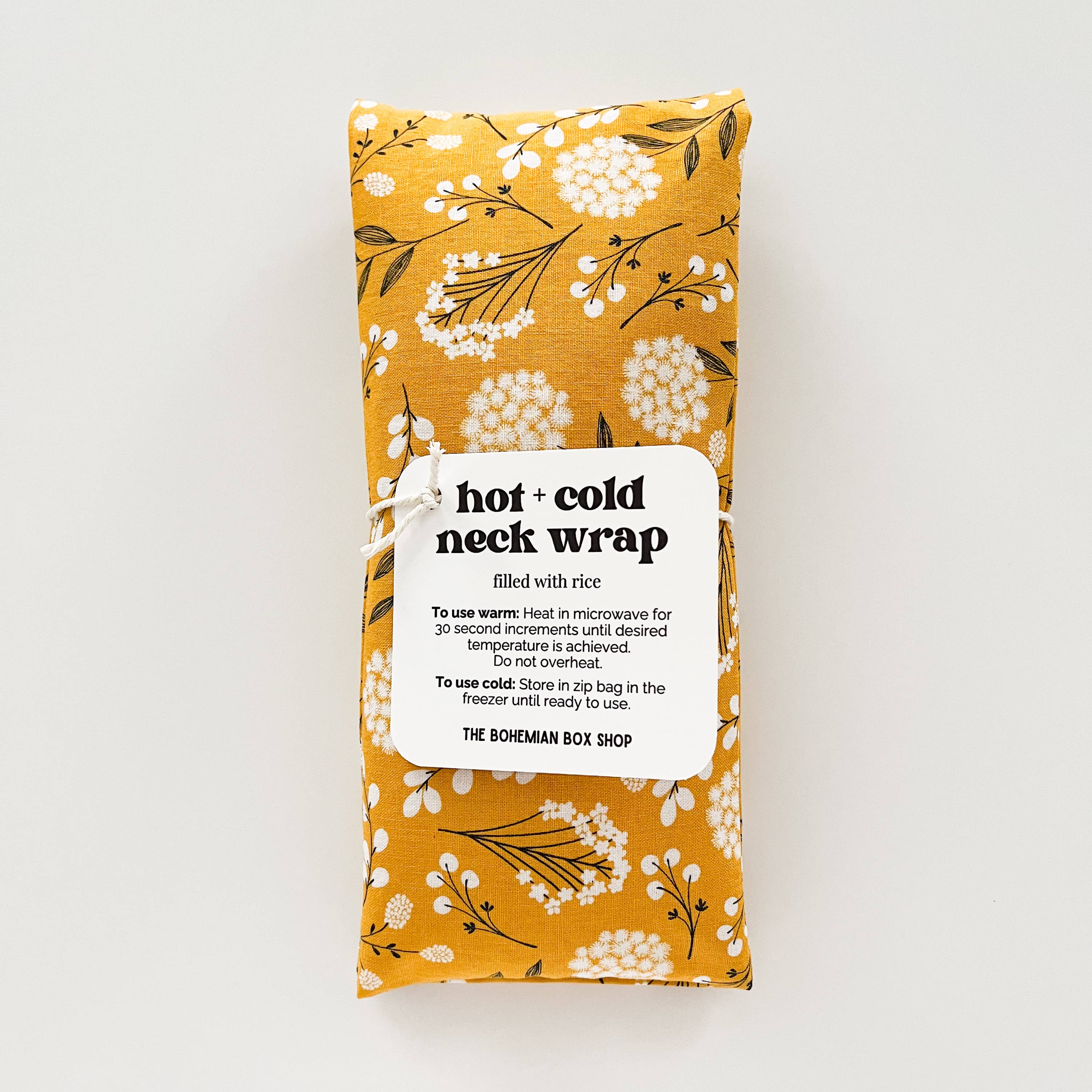 The Bohemian Box Shop - Wholesale Hot/Cold Compress - Hot & Cold Therapy Neck Wrap - Woodland Cotton1