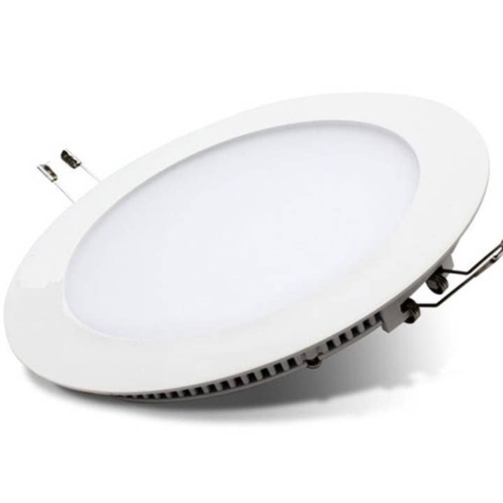 18W Infälld Rund LED Downlight Mini Panel 220mm Diameter, 205mm Hålstorlek, CE Drivdon, 20000 Timmars Lång Livslängd, 2 Års Garanti | Förpackning med 4 - 3000K för wholesale av ENER-J
