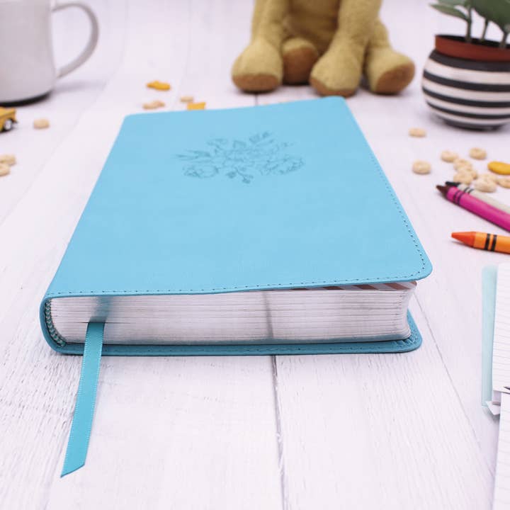 HarperCollins Christian Publishing - Wholesale Religion - NIV The Busy Mom's Bible, Leathersoft, Teal, Red Letter10