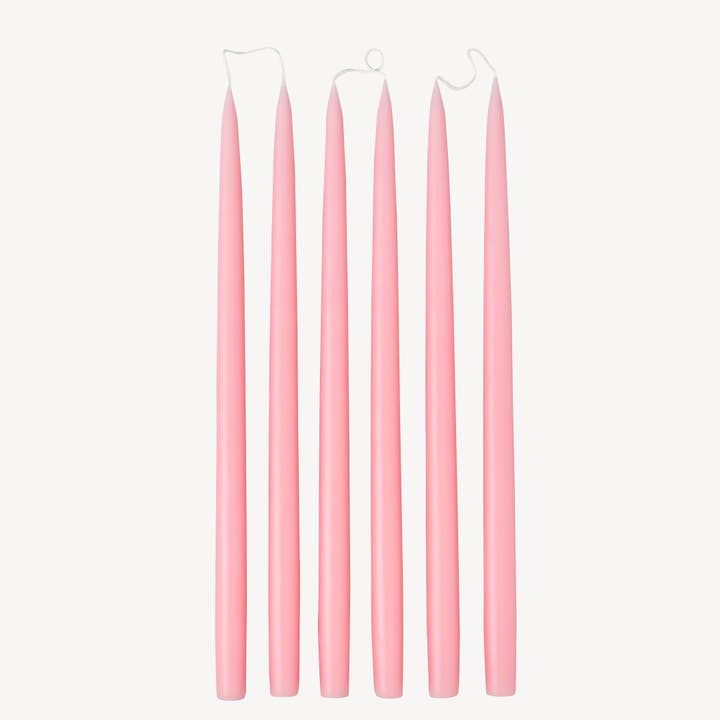 Candle Flair Taper 45 Dinnerkerzen – Candy Pink, 6 Stück für den Großhandel von Candle Flair