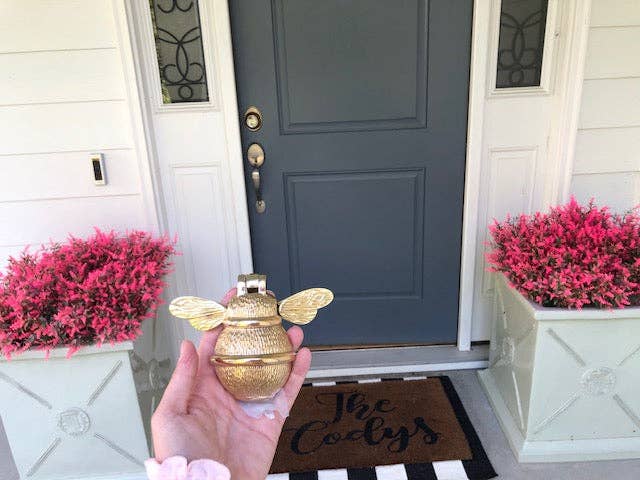 Brass bee - Vendita all'ingrosso Manopola/pomello - Battiporta a forma di calabrone in ottone, finitura ottone9