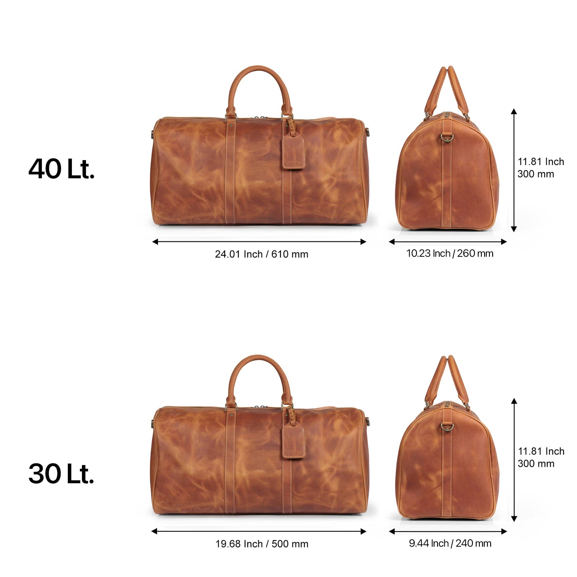 Londo – wholesale Weekender bag – Unisex – Londo Yucca Top Grain Leather Duffel Bags9