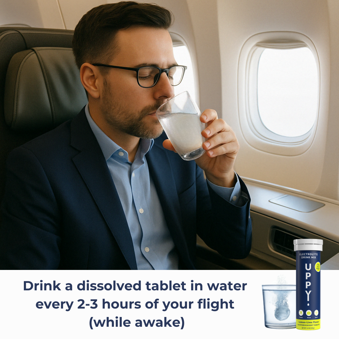 Uppy! Jet Lag Relief Electrolyte Hydration Drink Mix - Wholesale Powdered Health Drink - Uppy! Travel Essential Electrolyte Hydration Drink Mix7
