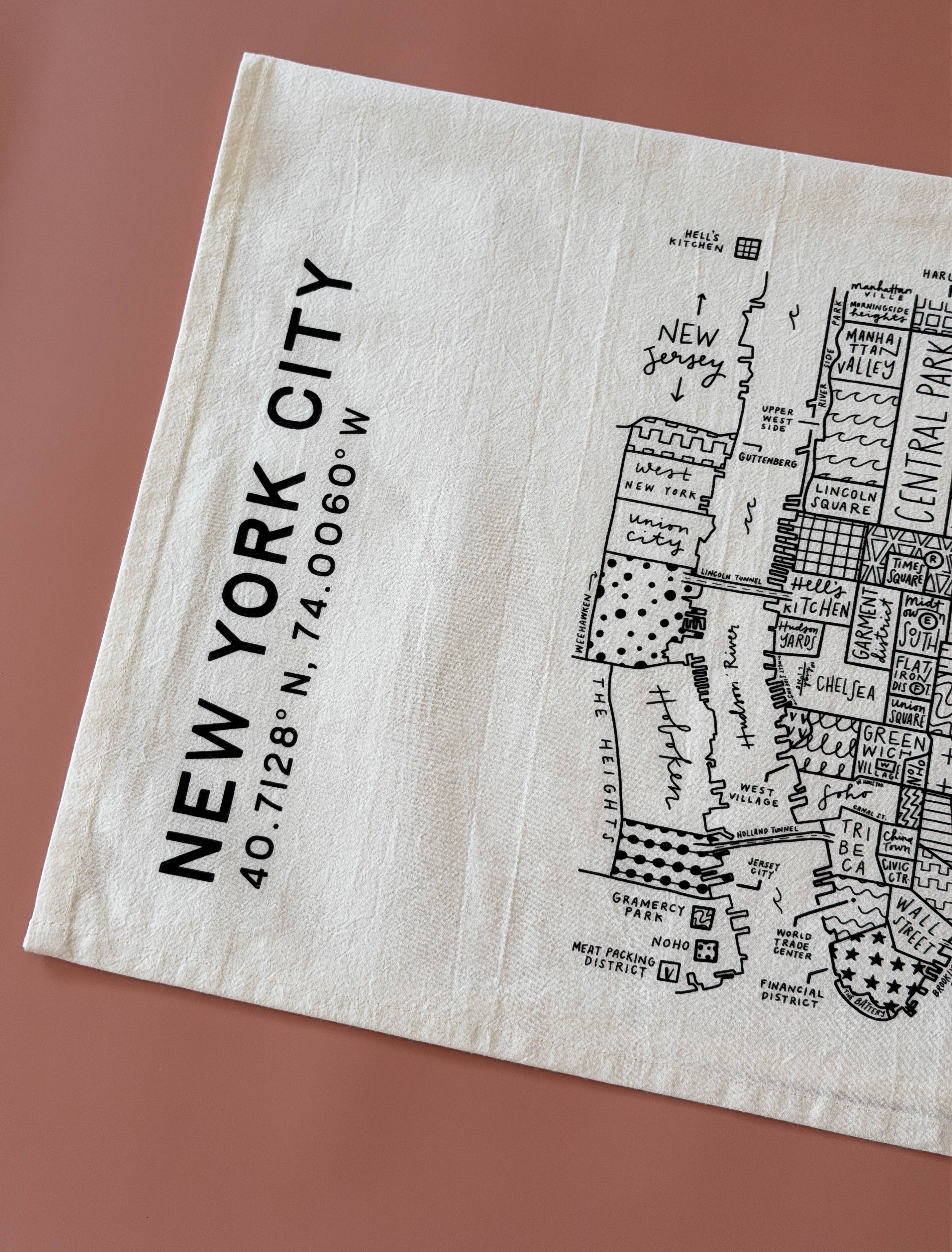 By Aleisha - Wholesale Tea Towel - New York City Tea Towel6
