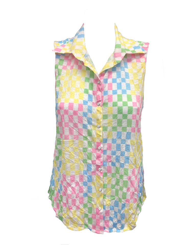 CAMICIA SENZA MANICHE - LEMON 8601 per la vendita all'ingrosso da parte di David Cline