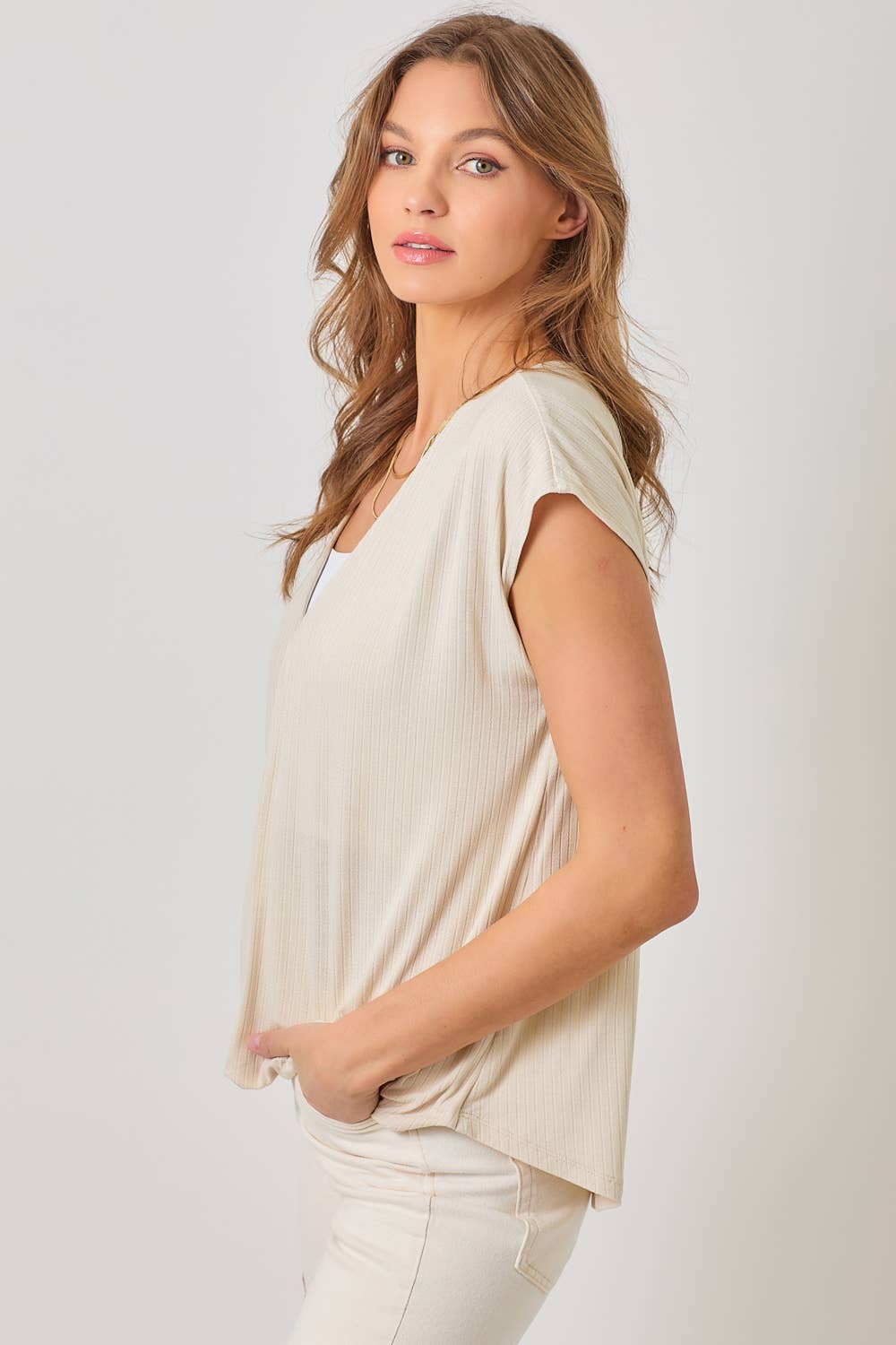 Mystree - Wholesale Knit Top - Women's - 60952 Surplice Neck Top9