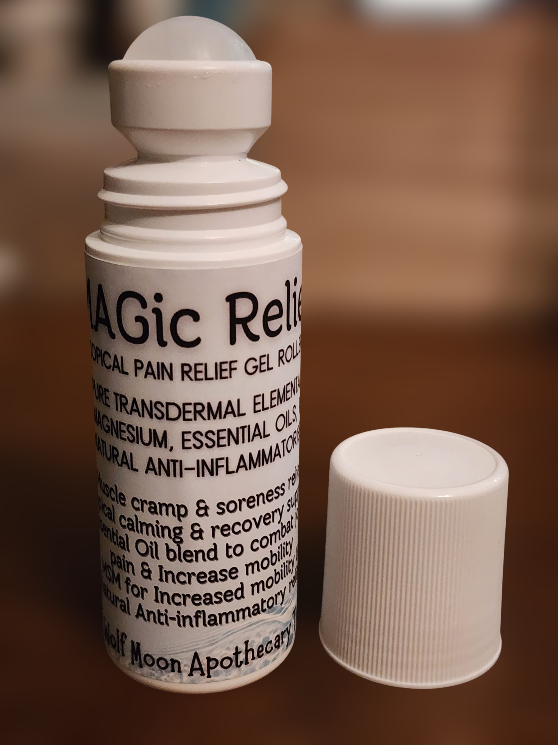 Wolf Moon Apothecary Tx - Wholesale Pain Relief Spray/Cream - MAGic Relief Magnesium+ MSM | Natural Pain Relief Gel3