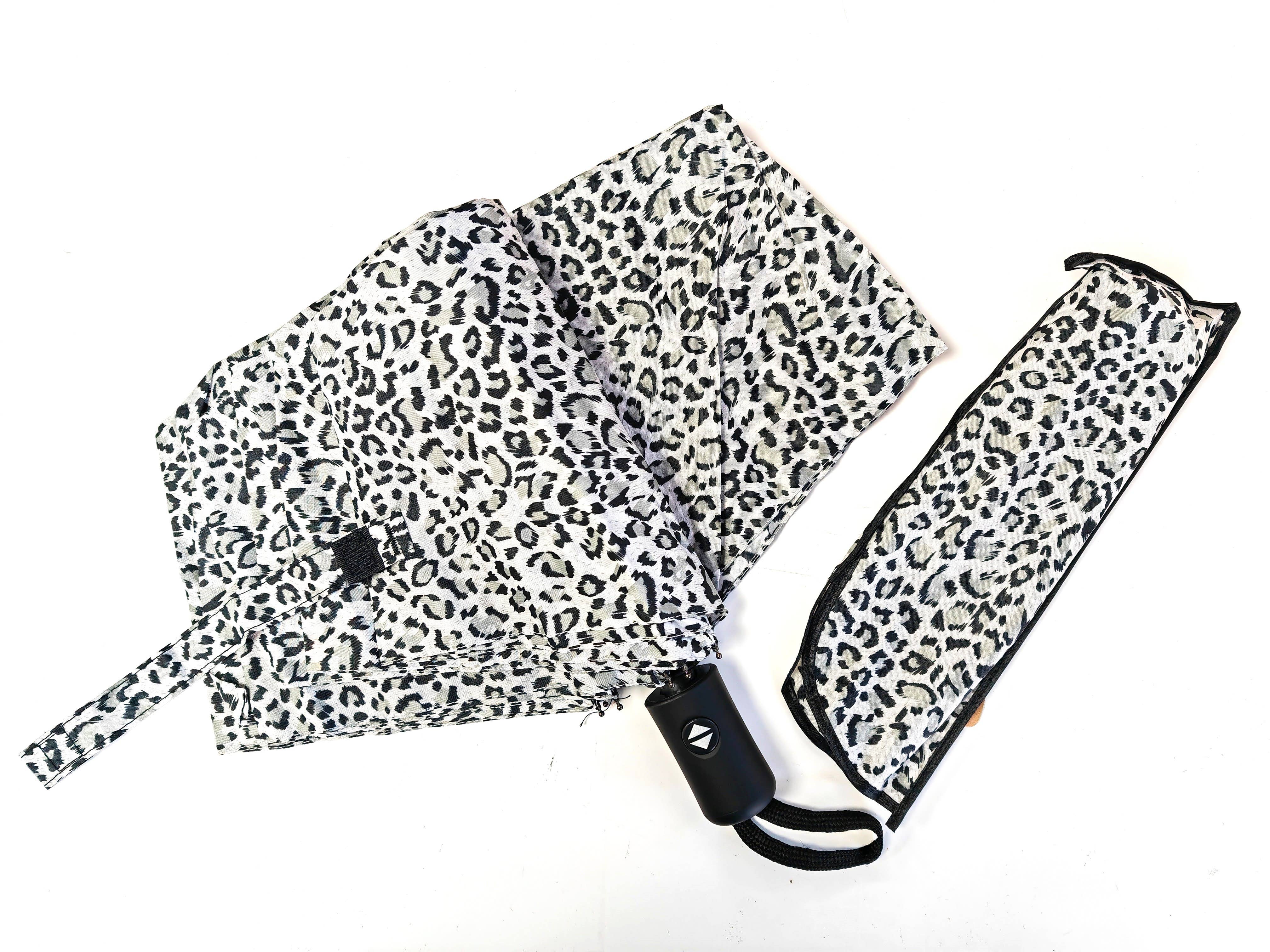 Superbia - Wholesale Umbrella - Women's - Lady Double Automatic Foldable Leopard Print Umbrella-55Q1083