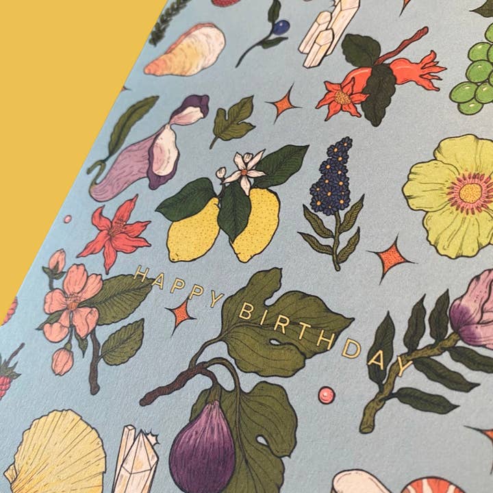 Piece of the Peach - Wholesale Birthday Card - Earth & Sea - Beautiful birthday cad 2