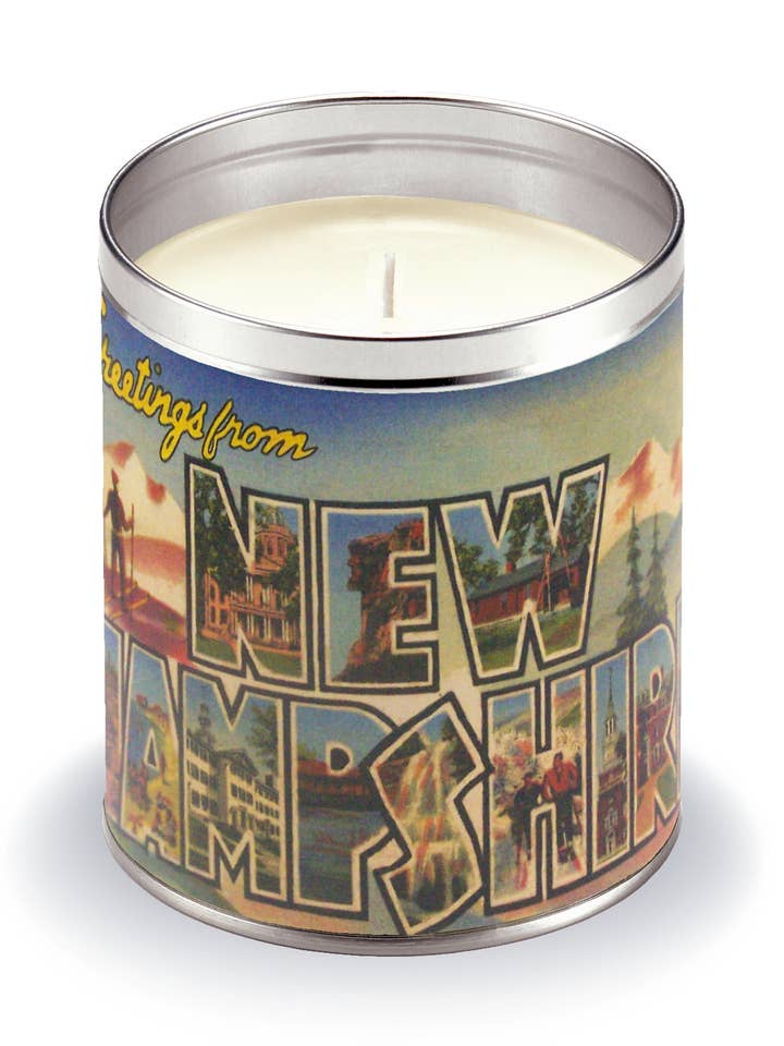 Hilsen fra New Hampshire Candle for engroshandel hos Aunt Sadie's Candles