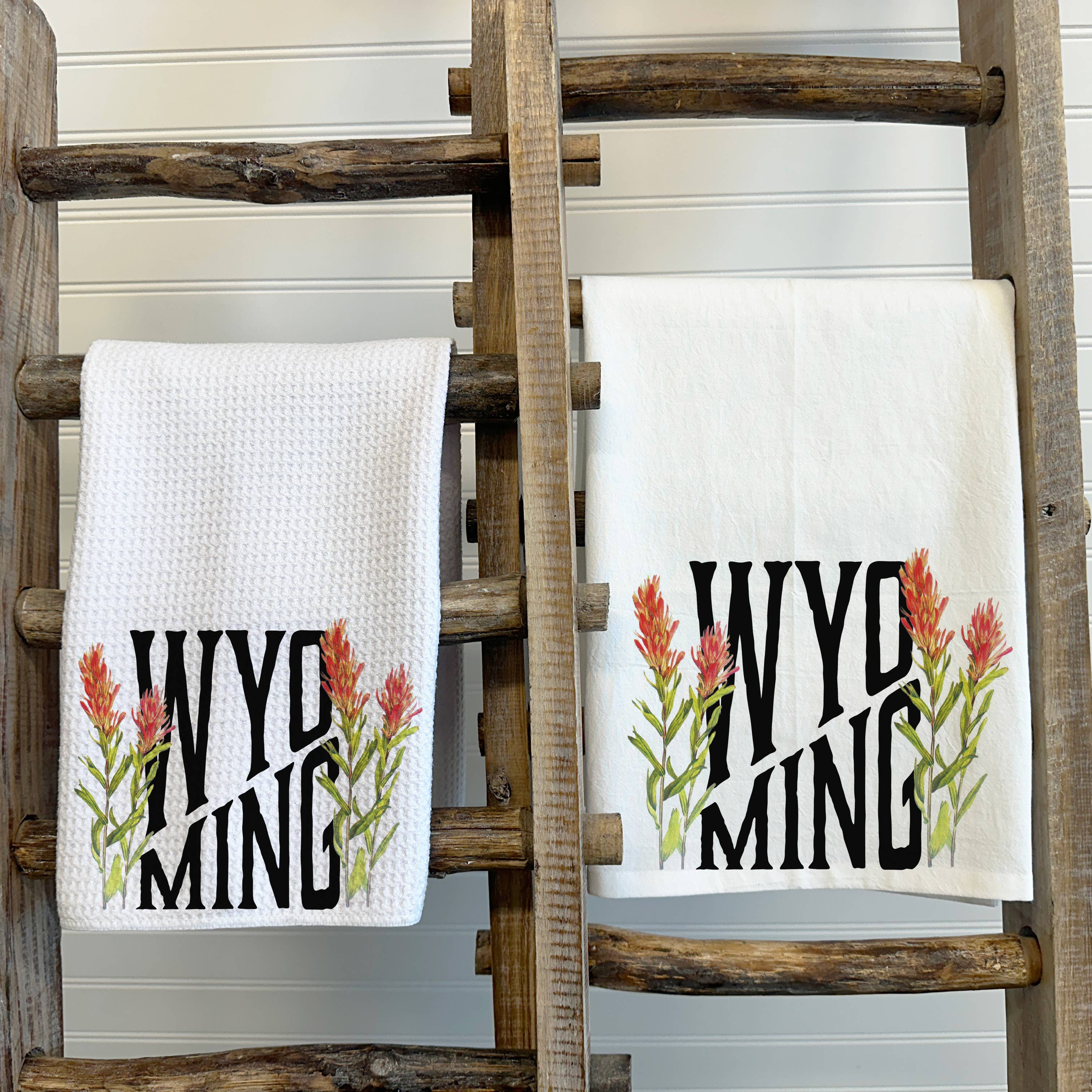 This Joyful Home - Wholesale Tea Towel - Wyoming Indian Paintbrush Tea Towel2