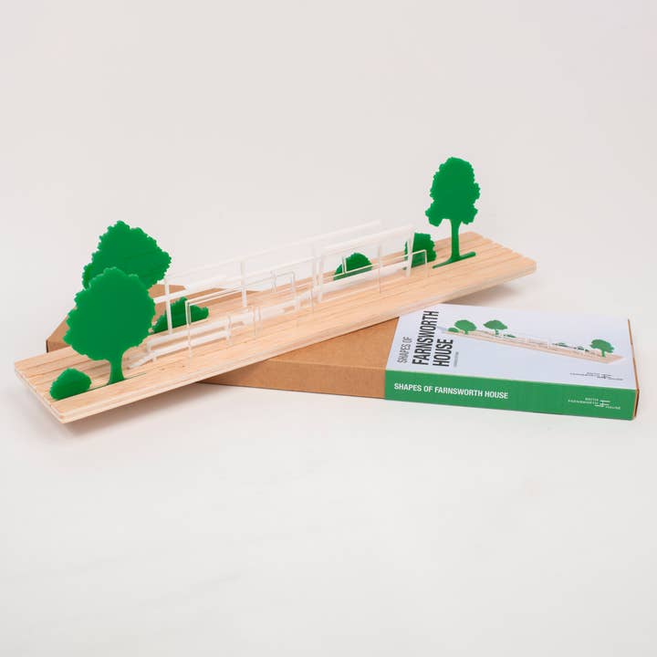 Shapes of Farnsworth House | 3D-konstdiorama för wholesale av Beamalevich
