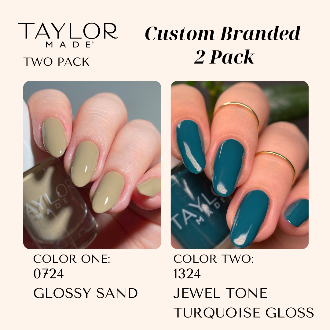 Taylor Made Polish – wholesale Nail polish – Custom Nail Polish: 2 Pack Long-wearing + Vegan + Non-toxic110