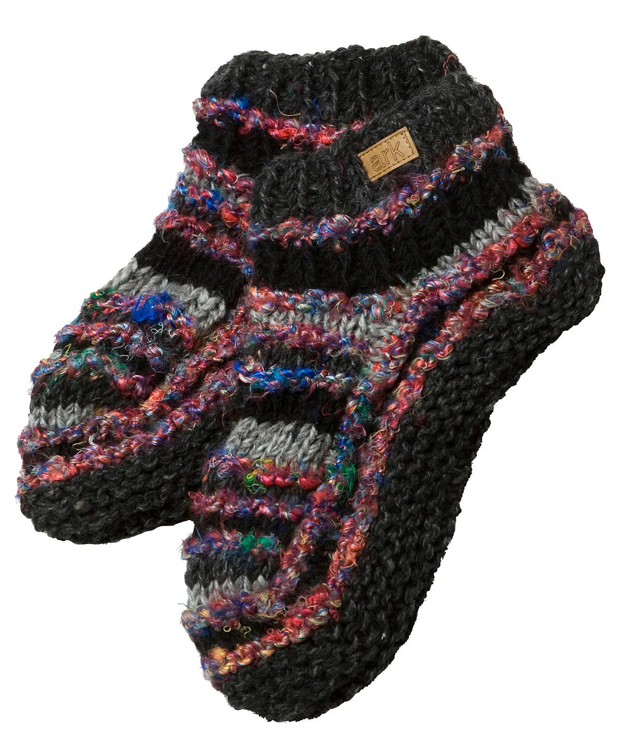 Ark Imports – Engroshandel Sokkehjemmesko – Unisex – Swool Stripe Støvletter6