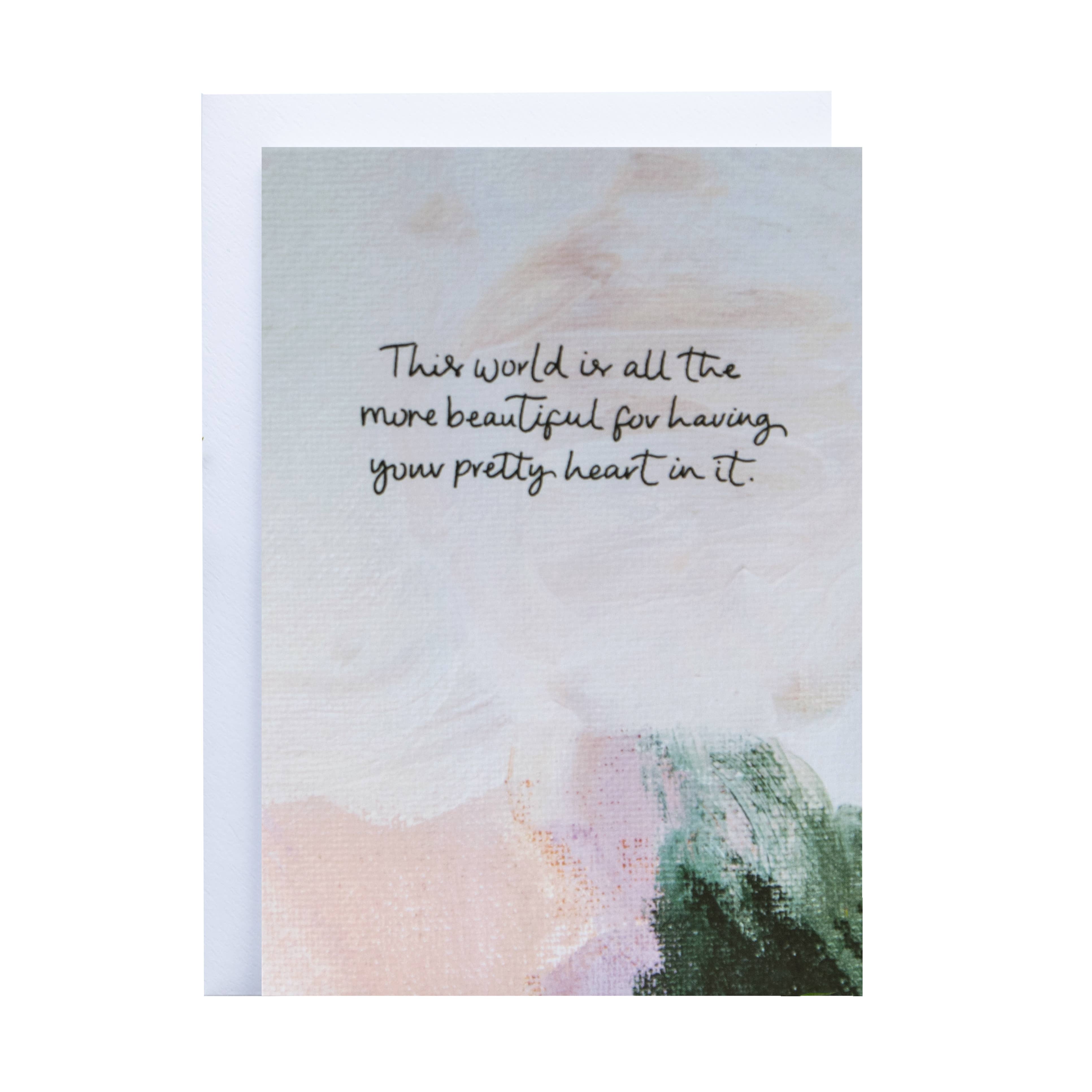 The Hidden Pearl Studio – wholesale Everyday greeting card – 'The World Is All The More Beautiful' Greeting Card3