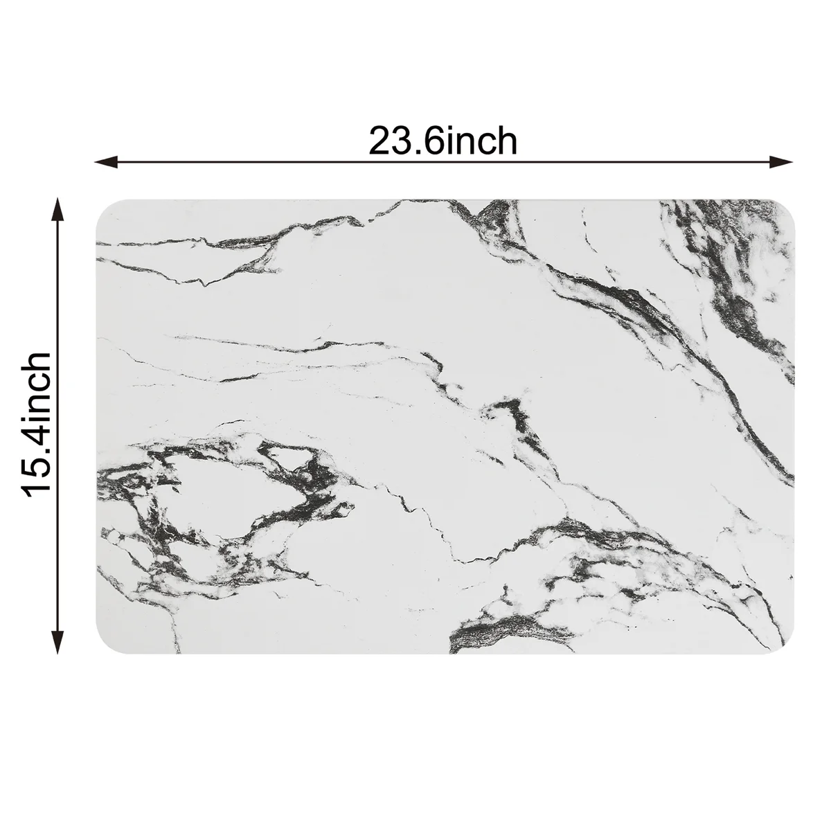 J&V TEXTILES – wholesale Bath mat – 4 Colors! - 24'' x 15'' Diatomaceous Quick-Drying Stone Bath Mat11