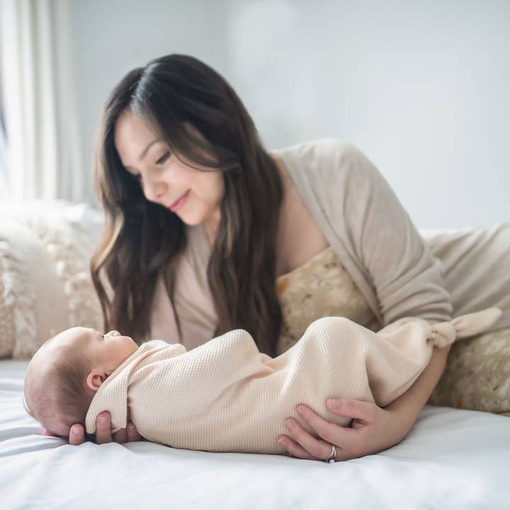 Cozy Cocoon - Organic Waffle Weave/Oatmeal for wholesale by Cozy Cocoon