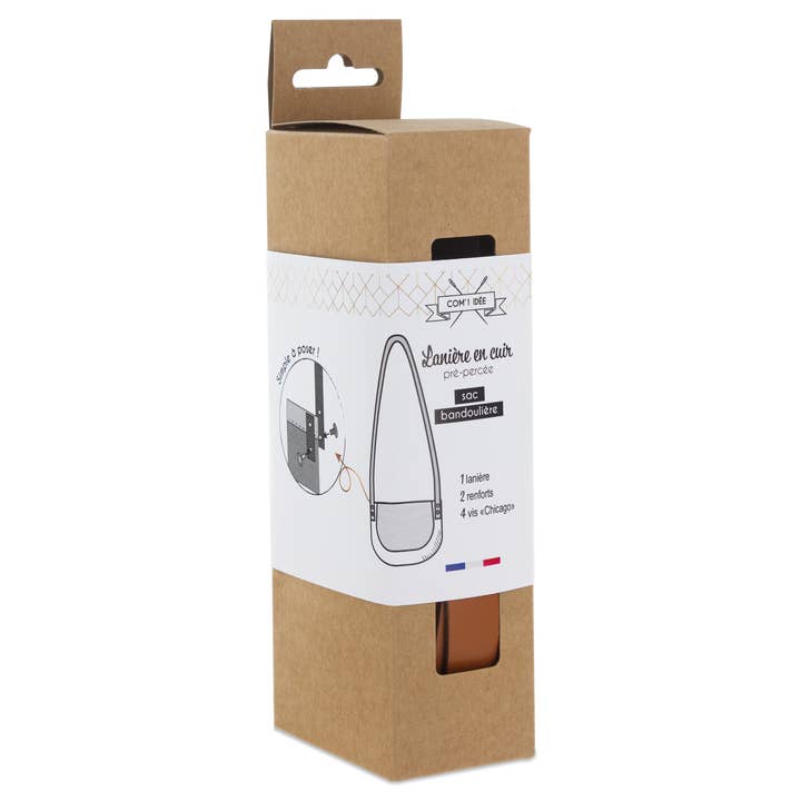 Com'1 Idée - Wholesale Craft Sewing Kit - Strap | Shoulder bag | Camel