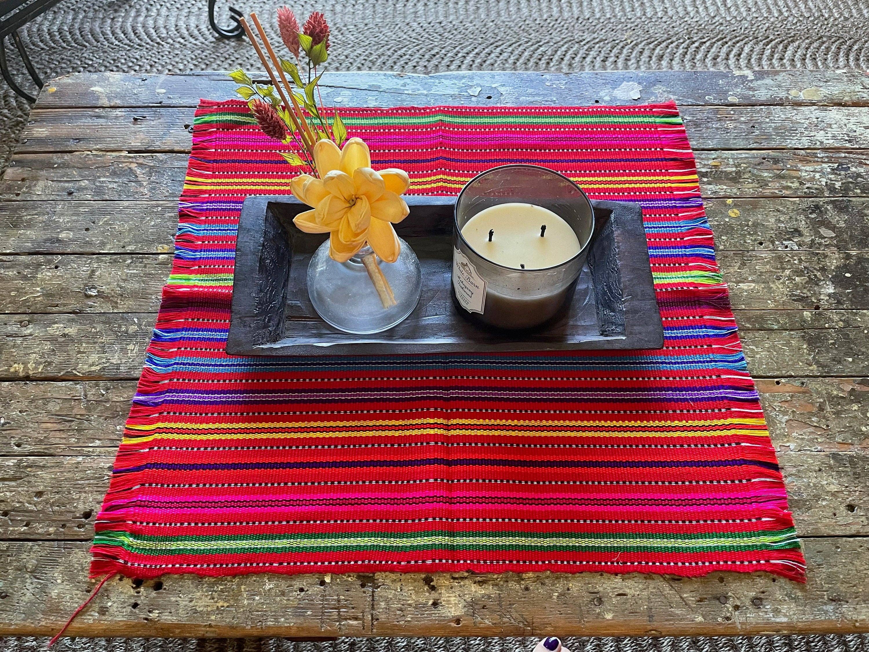 GUATEARTISAN – Engroshandel Middags- og stofserviet – Håndvævede farverige tortillaindpakninger/kludservietter5