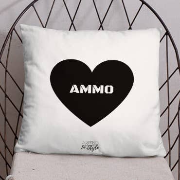 Ammo Love Dry Fire Pillow for wholesale by Armed In Style
