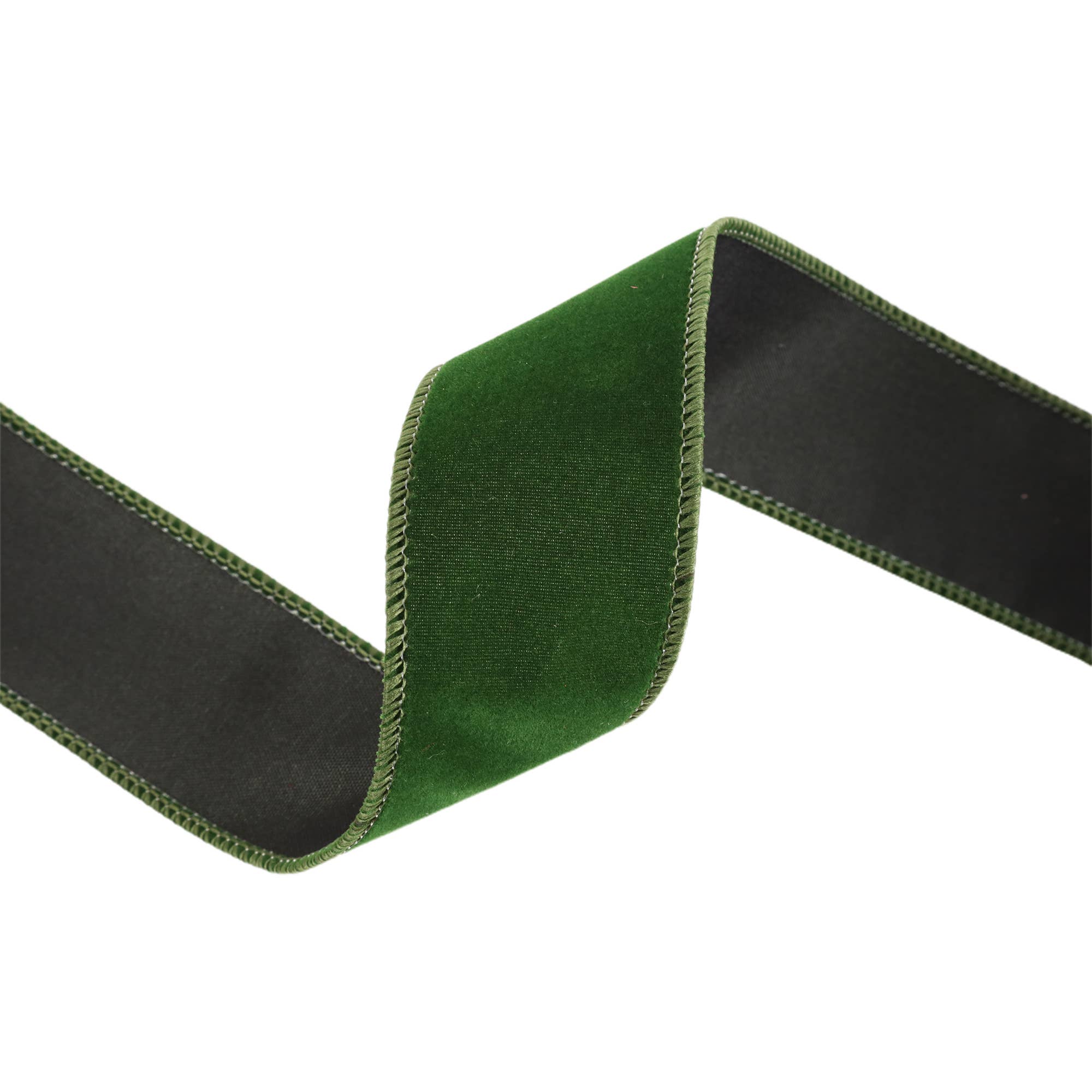 LA Ribbons Wholesale - Wholesale Ribbon - Gift Wrapping - 1 1/2" Wired Velvet | Spruce | 10 Yard Roll3
