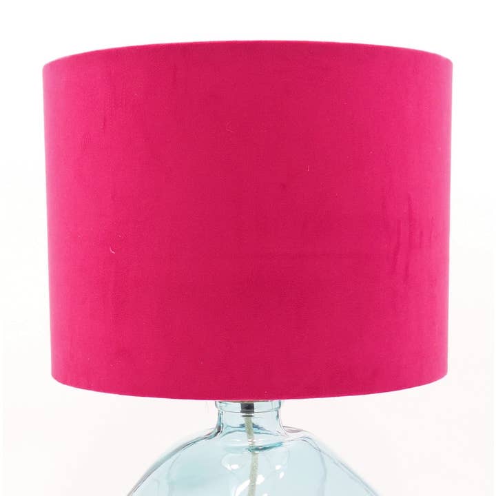 Handmade "Raspberry" Fabric Shade (B64) for wholesale by Jarapa