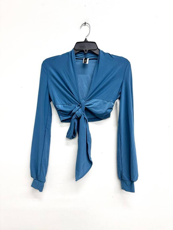 Uptown Apparel - Wholesale Knit Top - Women's - T5896 Front Knot Tie Crop Top19