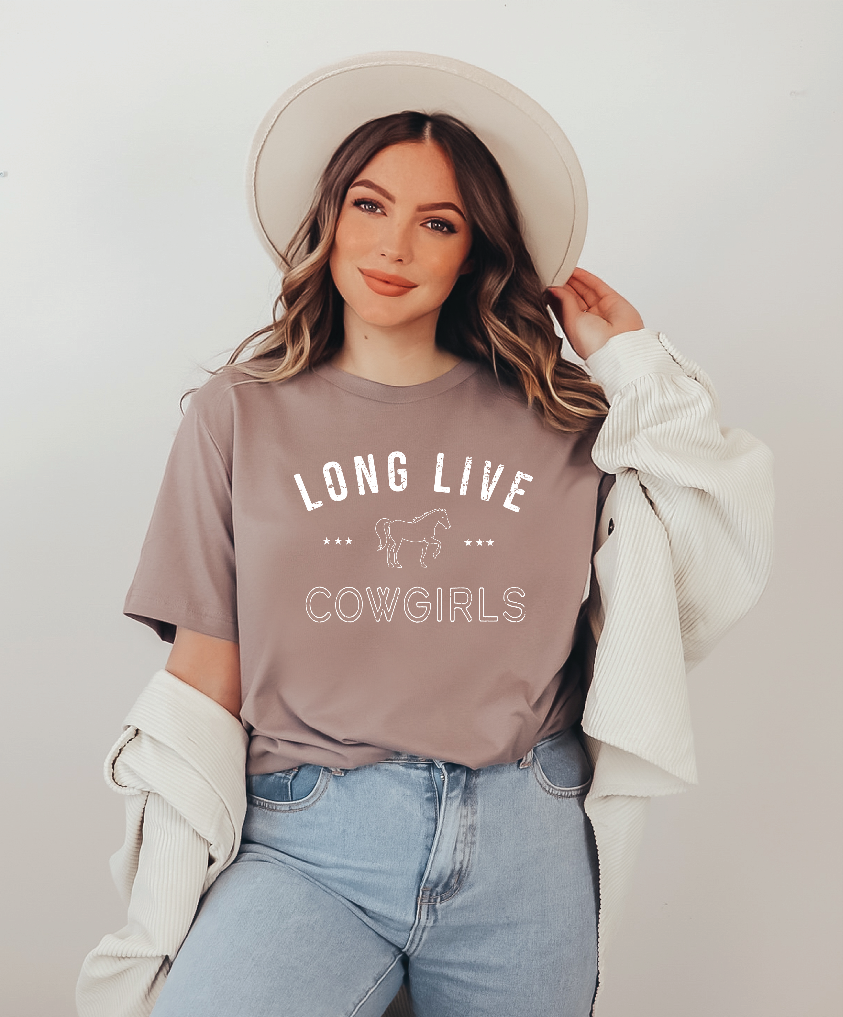 Blonde Ambition Apparel & Designs - Wholesale Screen Printed T-Shirt - Women's - Long Live Cowgirls Tee8