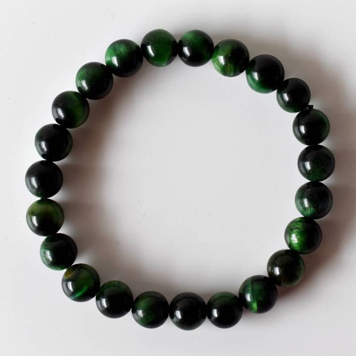 Soothing Crystals – Großhandel Perlenarmband – Heilungsarmband | Tigerkatzenauge grüne Edelsteinarmbänder